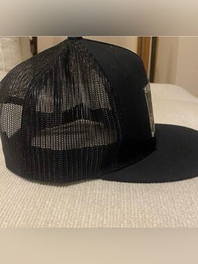 The Classic Black Mesh Trucker Hat with Mexican  metal plate
